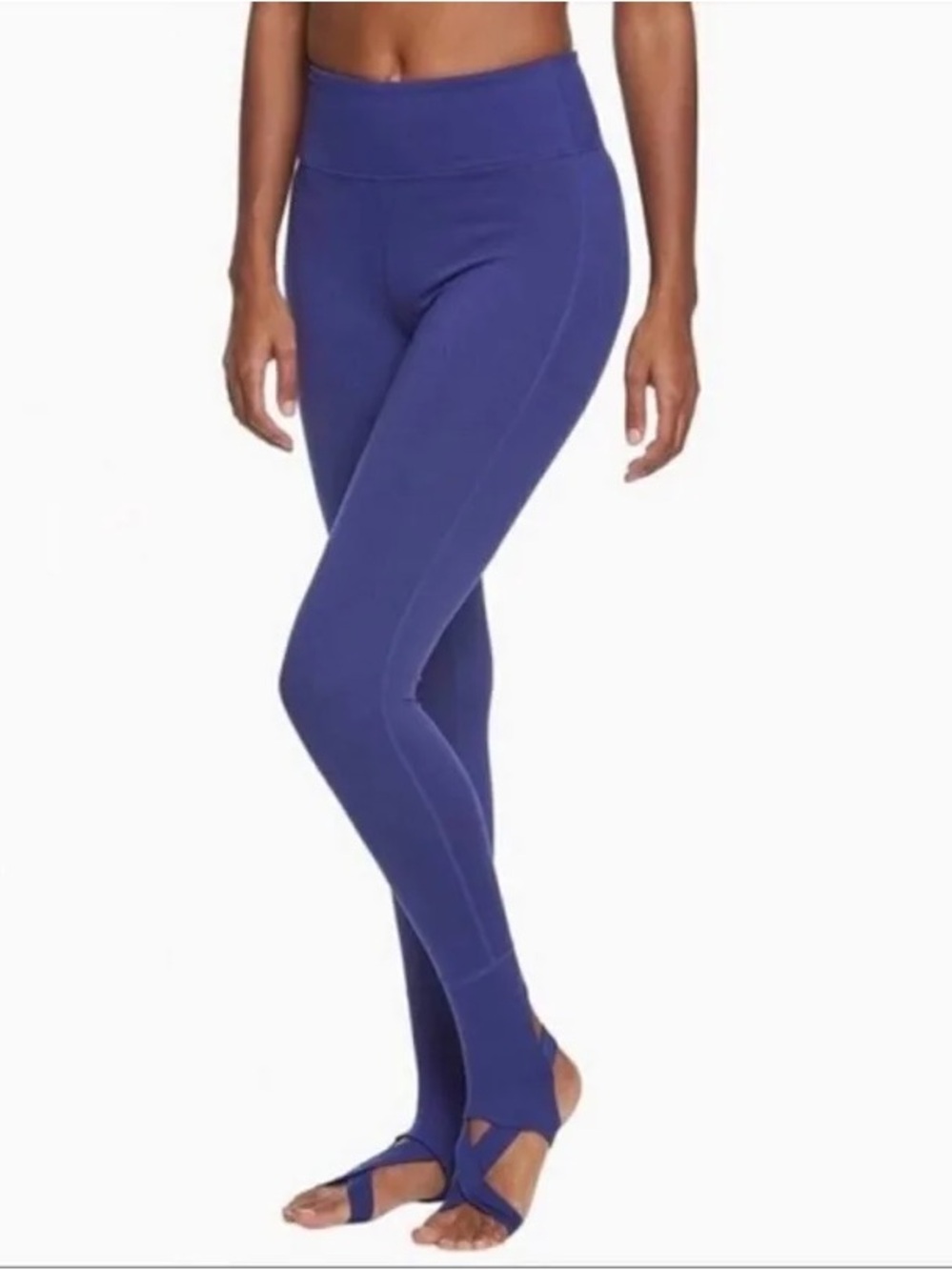 Free People FP Movement Synergy Blue Stirrup Yoga Leggings Size Small Balletcore